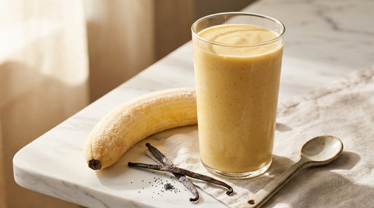 Milkshake banane vanille : La pause onctueuse pour optimiser ta récupération musculaire