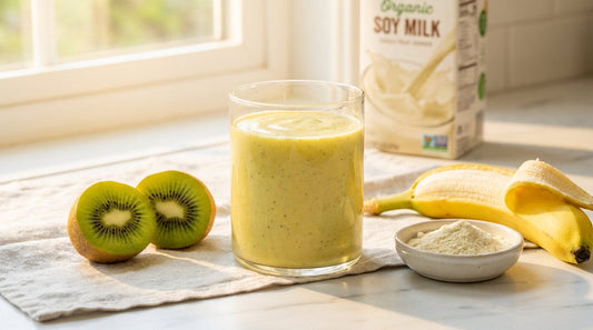 Milk shake banane kiwi : ton allié douceur pour une récupération musculaire optimale