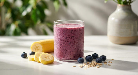 Smoothie Banane Myrtille : Gourmandise & Fraîcheur !