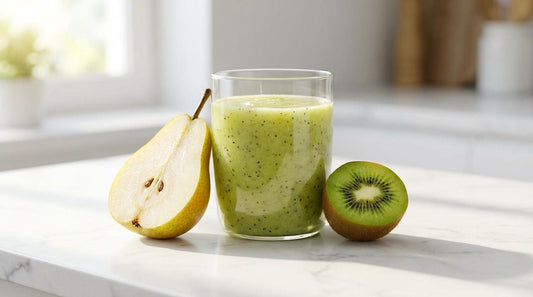 Smoothie Poire Kiwi : 187 kcal de douceur pour booster ta séance