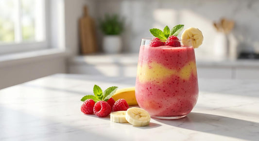 Smoothie Banane Framboise : Énergie et Fraîcheur !