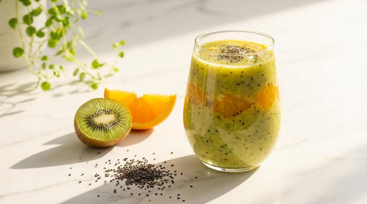 Smoothie Kiwi Orange : 261kcal et 11g de fibres pour maigrir