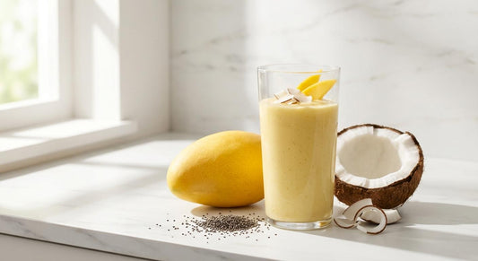 Smoothie Mangue Coco: Énergie Tropicale!