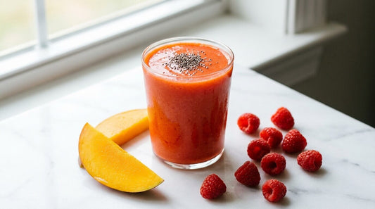 Smoothie Mangue Framboise : une explosion de vitamines !